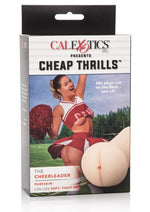 Load image into Gallery viewer, Cheap Thrills The Cheerleader Anal Stroker - Vanilla/White
