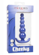 Load image into Gallery viewer, Cheeky X-6 Beads Silicone Anal Probe - Blue
