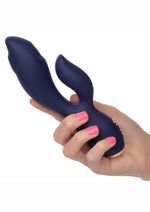 Load image into Gallery viewer, Chic Blossom Rechargeable Silicone Rabbit Vibrator
