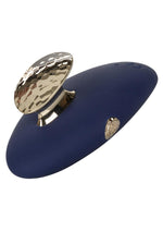 Load image into Gallery viewer, Chic Violet Silicone Rechargeable Massager - Blue
