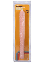Load image into Gallery viewer, Classic Double Header Dildo - Flesh/Vanilla - 18in
