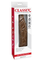Load image into Gallery viewer, Classix Jelly Chocolate Dream No. 2 Realistic Vibrating Dildo - Brown/Chocolate - 8in
