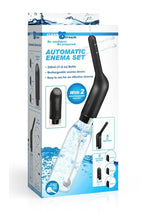 Load image into Gallery viewer, Cleanstream Automatic Rechargeable Enema - Black/Clear - Set
