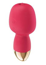 Load image into Gallery viewer, Clit-Tastic Intense Dual Massager Rechargeable Silicone Vibrator with Clitoral Stimulator - Coral/Pink
