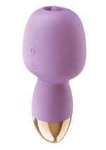 Load image into Gallery viewer, Clit-Tastic Intense Dual Massager Rechargeable Silicone Vibrator with Clitoral Stimulator - Lavender/Purple
