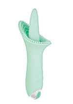 Load image into Gallery viewer, Clit-Tastic Luscious Clit Licker Rechargeable Silicone Clitoral Vibrator - Aqua/Blue
