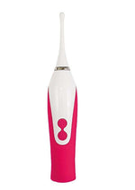 Load image into Gallery viewer, Clit-Tastic Sensual Clit Teaser Rechargeable Silicone Clitoral Vibrator - Red/Rose
