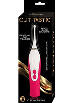 Load image into Gallery viewer, Clit-Tastic Sensual Clit Teaser Rechargeable Silicone Clitoral Vibrator - Red/Rose
