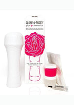 Load image into Gallery viewer, Clone-A-Pussy Plus Sleeve Silicone Vulva Molding Kit with Attachable Sleeve - Hot Pink/Pink
