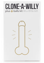 Load image into Gallery viewer, Clone-A-Willy Plus Balls Silicone Dildo Molding Kit with Bullet Vibrator and Remote Control - Vanilla
