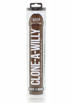 Load image into Gallery viewer, Clone-A-Willy Silicone Dildo Molding Kit with Vibrator - Deep Skin Tone - Chocolate
