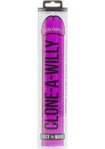 Load image into Gallery viewer, Clone-A-Willy Silicone Dildo Molding Kit with Vibrator - Neon Purple/Purple
