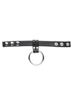 Load image into Gallery viewer, Cock Gear Leather and Steel Cock and Ball Ring
