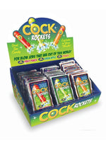 Load image into Gallery viewer, Cock Rockets Oral Sex Candy (36 Per Display) - Fruit Punch, Green Apple, Orange
