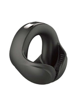 Load image into Gallery viewer, Cockpower Scrotum Hugger Rechargeable Silicone Cock Ring - Black
