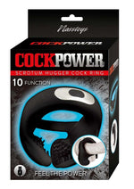 Load image into Gallery viewer, Cockpower Scrotum Hugger Rechargeable Silicone Cock Ring - Black
