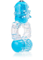 Load image into Gallery viewer, Color Pop Big O 2 Silicone Double Vibrating Cock Ring Waterproof
