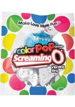 Load image into Gallery viewer, Color Pop Quickie Screaming O Vibrating Ring Silicone Cock Ring - Blue
