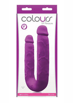 Load image into Gallery viewer, Colours DP Pleasures Silicone Double Dildo - Purple
