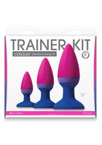 Load image into Gallery viewer, Colours Trainer Silicone Anal Plug Kit - Assorted Colors