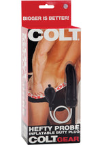 Load image into Gallery viewer, Colt Hefty Probe Inflatable Butt Plug - Black
