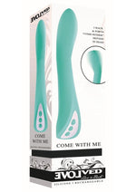 Load image into Gallery viewer, Come with Me Rechargeable Silicone Vibrator - Green
