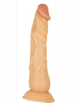 Load image into Gallery viewer, Commander Dongs Big Hard Boner Bendable Dilco - Flesh/Vanilla - 8in