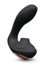 Load image into Gallery viewer, Coquette Royal Embrace Rechargeable Silicone Dual Vibrator with Clitoral Stimulator