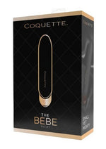Load image into Gallery viewer, Coquette The Bebe Rechargeable Silicone Bullet - Black/Gold
