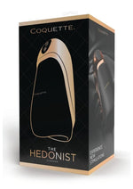 Load image into Gallery viewer, Coquette The Hedonist Rechargeable Silicone Stroker - Black/Gold
