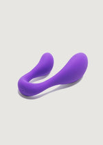 Load image into Gallery viewer, Couples Secrets 2 Silicone Vibrator with Remote Control - Purple
