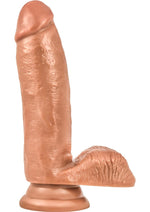 Load image into Gallery viewer, Loverboy Manny The Fireman Dildo with Balls - Caramel - 7in
