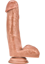 Load image into Gallery viewer, Loverboy The Kingpin Dildo with Balls - Caramel - 7in
