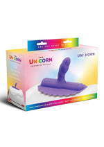 Load image into Gallery viewer, Cowgirl Unicorn Uni Horn Silicone Attachment - Purple
