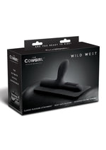 Load image into Gallery viewer, Cowgirl Wild West Silicone Attachment - Black - 4in
