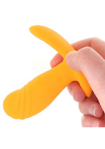 Load image into Gallery viewer, Creamsicle Silicone Rechargeable Wearable Vibrator with Remote Control