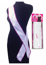Load image into Gallery viewer, Create Your Own Party Sash - White
