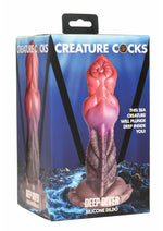 Load image into Gallery viewer, Creature Cocks Deep Diver Silicone Dildo - Brown/Red
