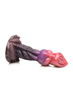 Load image into Gallery viewer, Creature Cocks Deep Diver Silicone Dildo - Brown/Red

