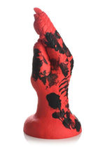 Load image into Gallery viewer, Creature Cocks Demon Claw Fisting Silicone Dildo - Black/Red
