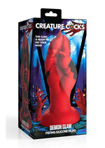 Load image into Gallery viewer, Creature Cocks Demon Claw Fisting Silicone Dildo - Black/Red
