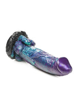 Load image into Gallery viewer, Creature Cocks Dino Dick Dinosaur Silicone Dildo - Extra Large - Purle - Blue
