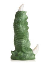 Load image into Gallery viewer, Creature Cocks Dragon Claw Silicone Dildo - Green/White
