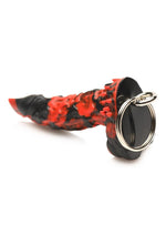 Load image into Gallery viewer, Creature Cocks Fire Demon Keychain
