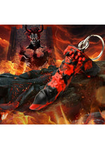 Load image into Gallery viewer, Creature Cocks Fire Demon Keychain

