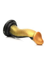 Load image into Gallery viewer, Creature Cocks Golden Mamba Silicone Dildo - Black/Gold
