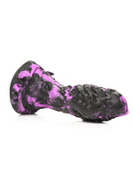 Load image into Gallery viewer, Creature Cocks Grim Silicone Dildo - Black/Purple

