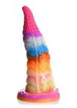 Load image into Gallery viewer, Creature Cocks Luminoctopus Glow In The Dark Tentacle Silicone Dildo - Multicolor
