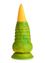 Load image into Gallery viewer, Creature Cocks Monstropus 2.0 Vibrating Tentacle Rechargeable Silicone Dildo - Green/Yellow
