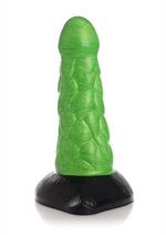 Load image into Gallery viewer, Creature Cocks Radioactive Reptile Silicone Dildo - Green - 7.5in
